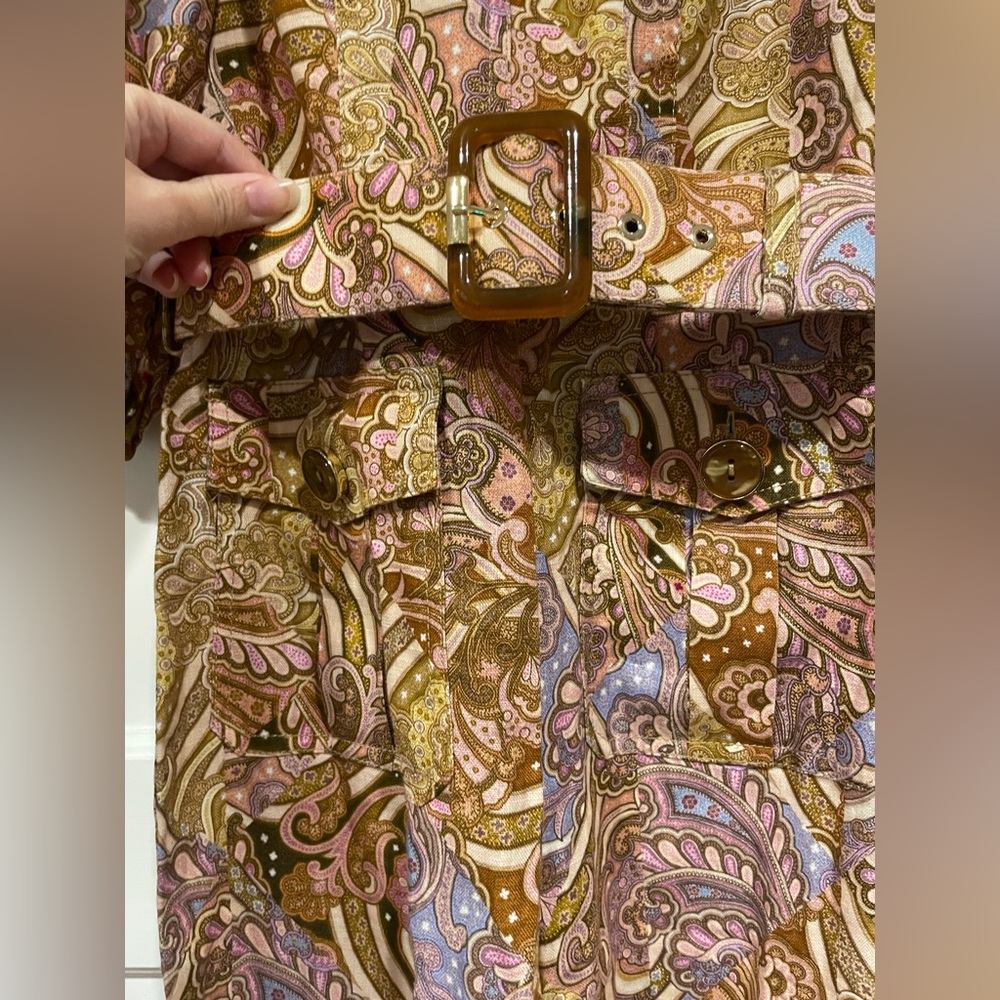 ZIMMERMANN Concert Paisley Linen Jumpsuit NWT AU 0P/US 2P - Picture 7 of 11